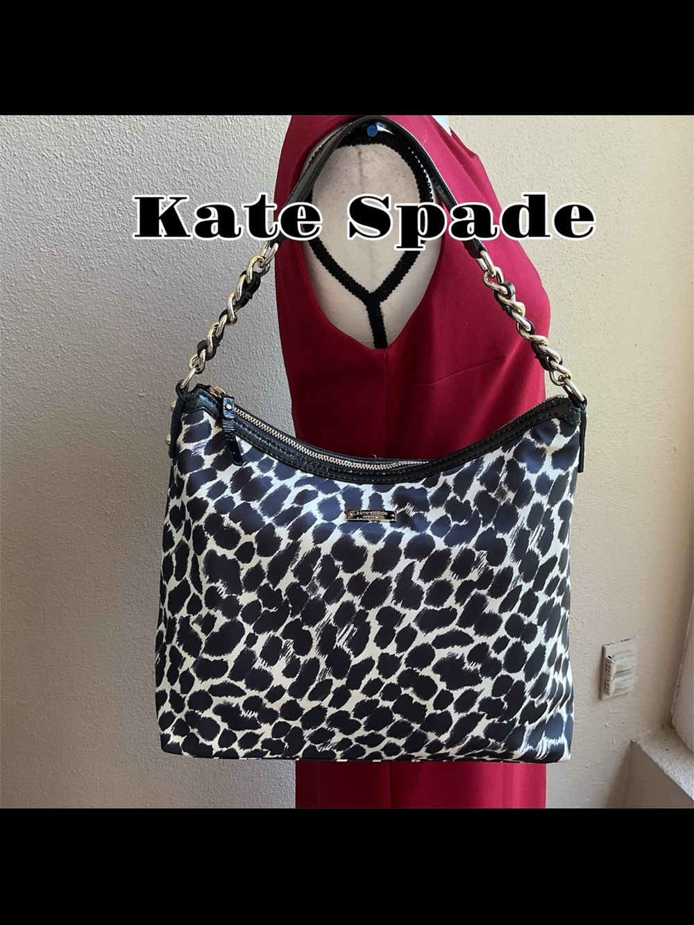Kate Spade Lindenwood Leopard Print Shoulder Bag
